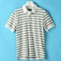 Trang phục hè nam LA Series U 2019 Đơn giản và ít chìa khóa! Áo thun sọc cotton cotton 018 - Polo áo phông kẻ ngang nam