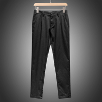 Mens West Lake Pavilion (JP) Autumn high waist XIAN leg long vertical cotton trousers JP672