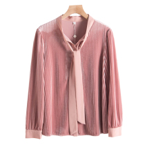 West Lake Pavilion Old (Ni) Spring dress neckline age reduction first love style shirt YF012