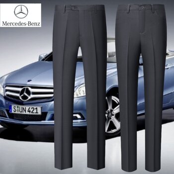 Mercedes-benz 4s store dark gray suit pants anti-wrinkle trousers