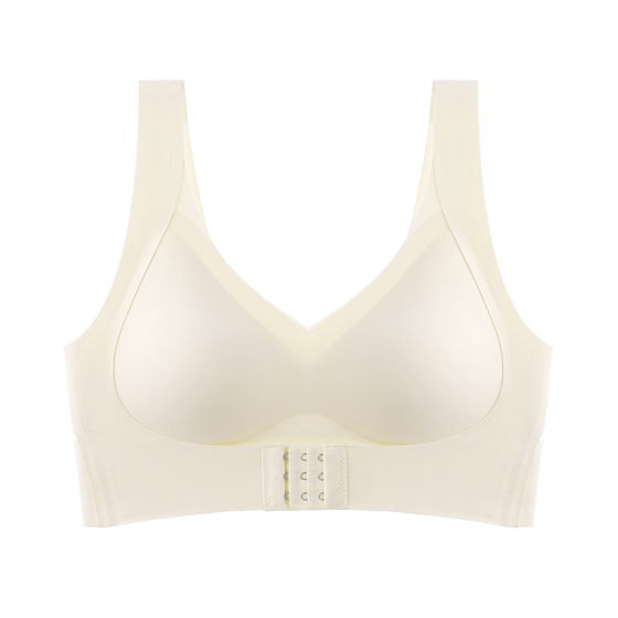 Cat man front button underwear for women with anti-sagging breasts gathered with traceless beautiful back girl bra 2025 new hot model