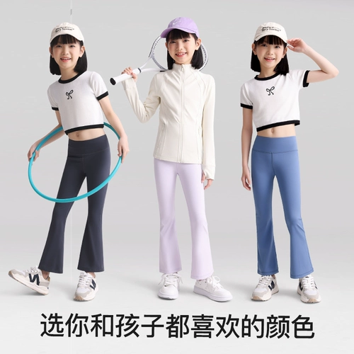 Акула, летние штаны, тонкие детские спортивные леггинсы