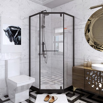 Diamond shower room overall toilet partition glass door bathing room household bathroom bath room wet and dry partition