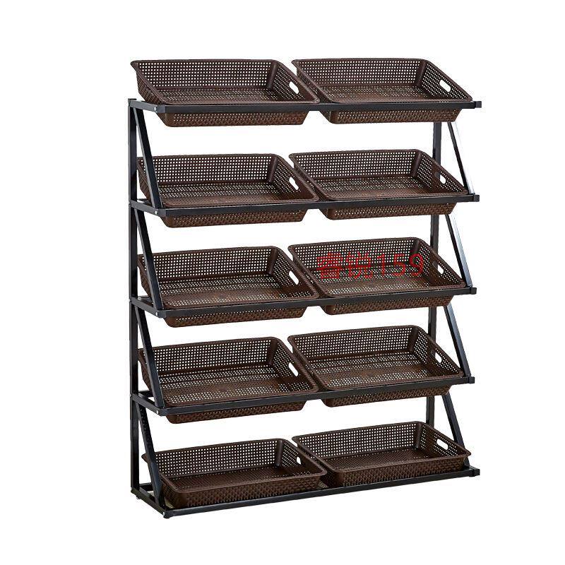 Green Vegetable Decoration 2 5 m Places Ground Floor Creative Night Market Fresh Store Small Supermarket Fruit Shelving Waterproof Fruits and vegetables