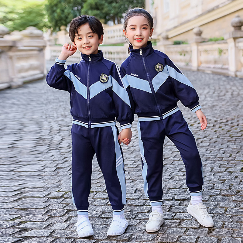 Kindergarten garden clothing spring and autumn baseball suit English suit sportswear children's clothing three pieces of primary school uniform