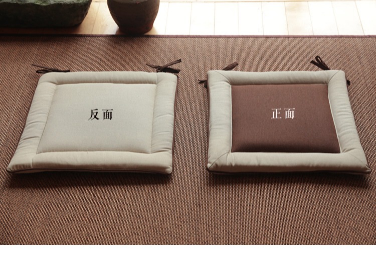 Giá đặc biệt! Đệm chiếu kiểu Nhật Bản Đệm bàn ăn Đệm cửa sổ Bay Đệm sofa bông Đệm vuông thảm lót ghế gỗ