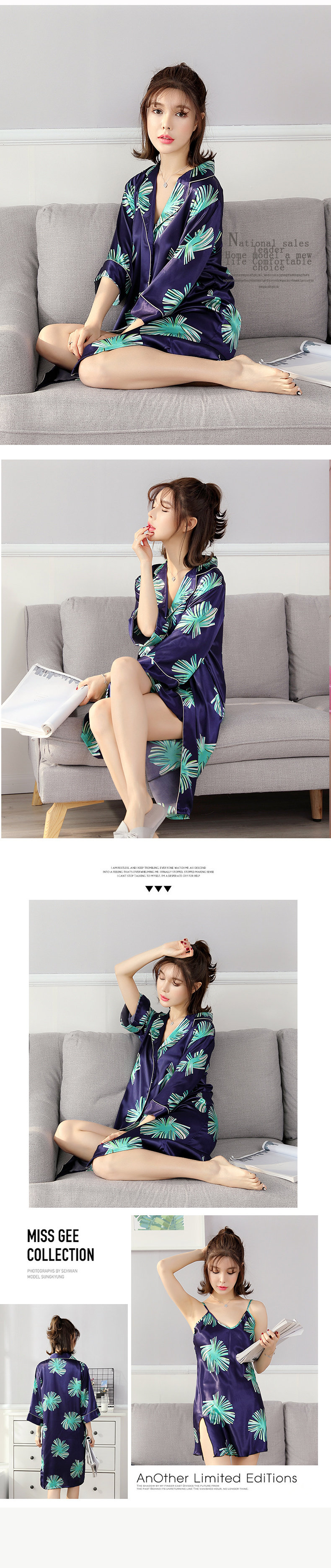 Pyjama pour femme OTHER   en Polyester Polyester  à manches - Ref 2995066 Image 24
