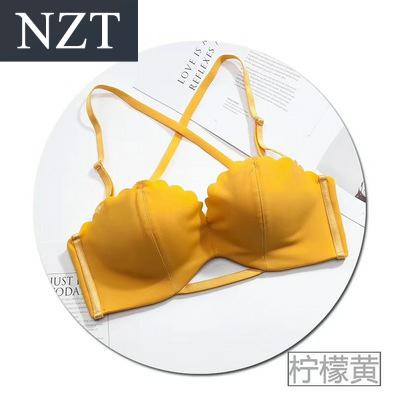 . Quây quần lót womens không trượt ngực nhỏ không có áo ngực vòng thép tụ tập sexy girl áo ngực thiết quây mỏng.