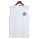 Áo vest nam cotton thể thao thủy triều rộng cỡ áo không tay áo thun trẻ trung mùa hè thoáng khí thể thao chạm đáy áo thể dục - Áo vest cotton áo khoác ghi lê nam
