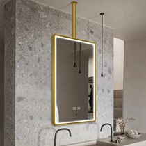 Ceiling mirror hanging smart bathroom mirror with lights toilet toilet bathroom hanging mirror custom
