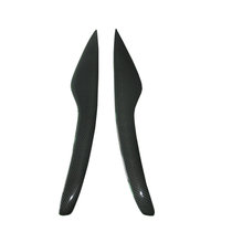 Suitable for 08-10 MK2 Facelift Fox carbon fiber modification eyebrow Fox carbon fiber modification