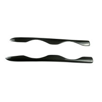 Suitable for BMW 5 Series E34 Carbon Fiber Eyebrow Headlight Decorative Sticker for BMW E34 Carbon Fiber Angry Eyebrow Headlights