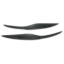 Suitable for Ford 09-12 Fiesta carbon fiber modified headlights and eyebrow stickers for Fiesta modified headlights and eyebrows