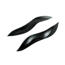 Suitable for Mercedes-Benz 2003 old model smart four-door modified resin headlight eyebrow stickers headlight eyebrow stickers