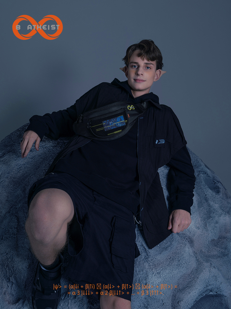 8atheist Original Trendy Bag Chest and Waist Bag National Fashion Versatile Messenger Bag