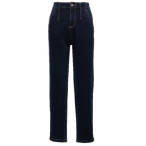Vero Moda jeans womens 24 autumn new style plus velvet high-waist carrot pants high-waist commuting fashion