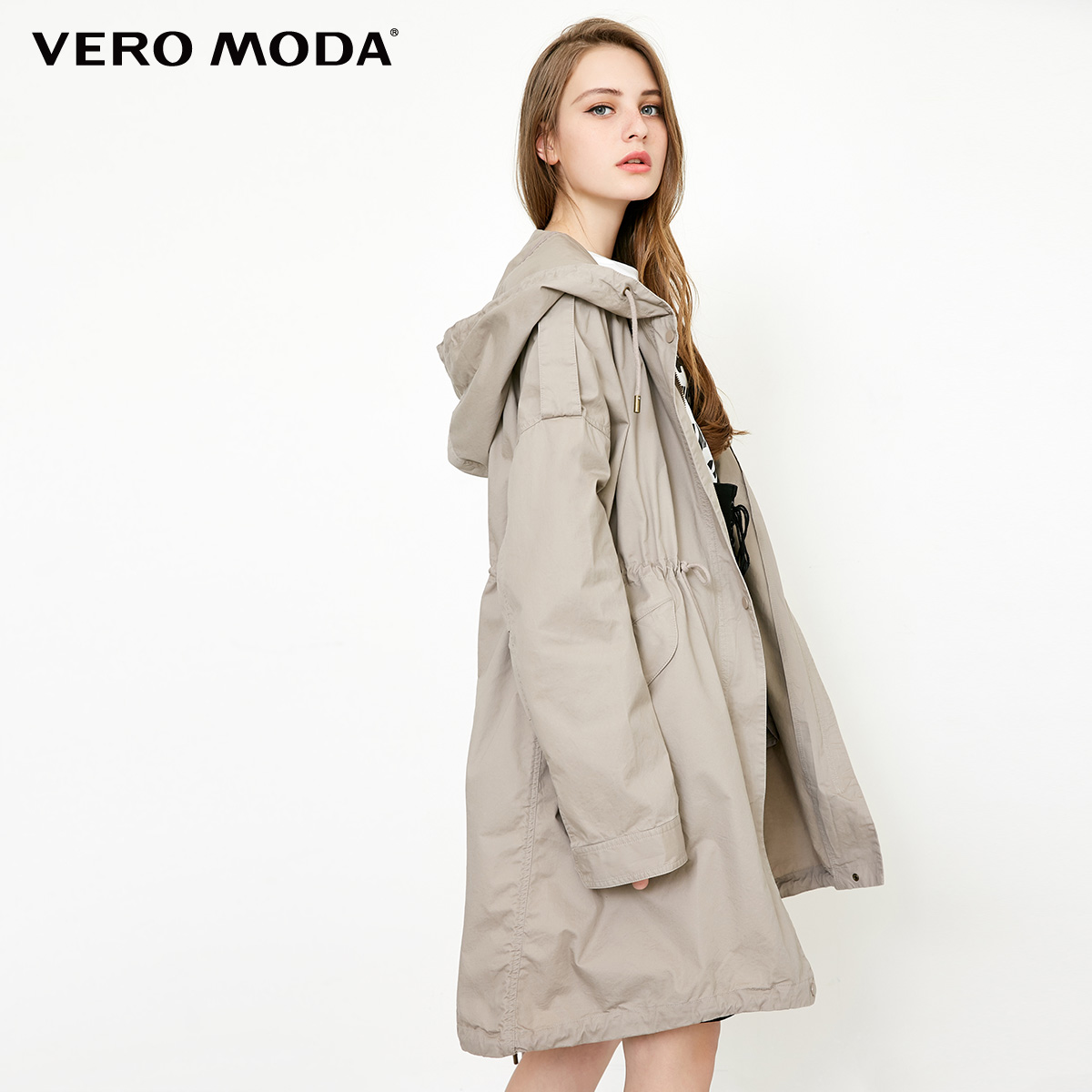 Trench pour femme VERO MODA en Coton - Ref 3226271 Image 3