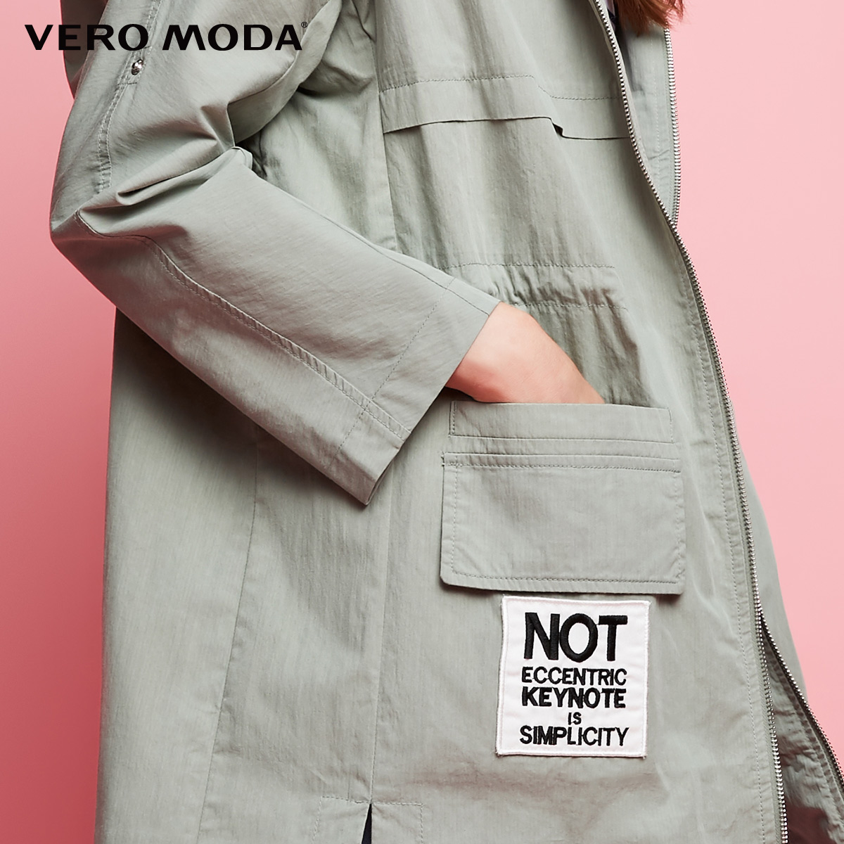 Trench pour femme VERO MODA en Coton - Ref 3228184 Image 4