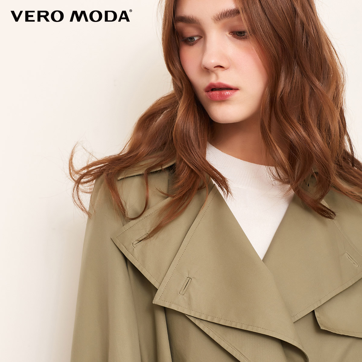 Trench pour femme VERO MODA en Coton - Ref 3225829 Image 4