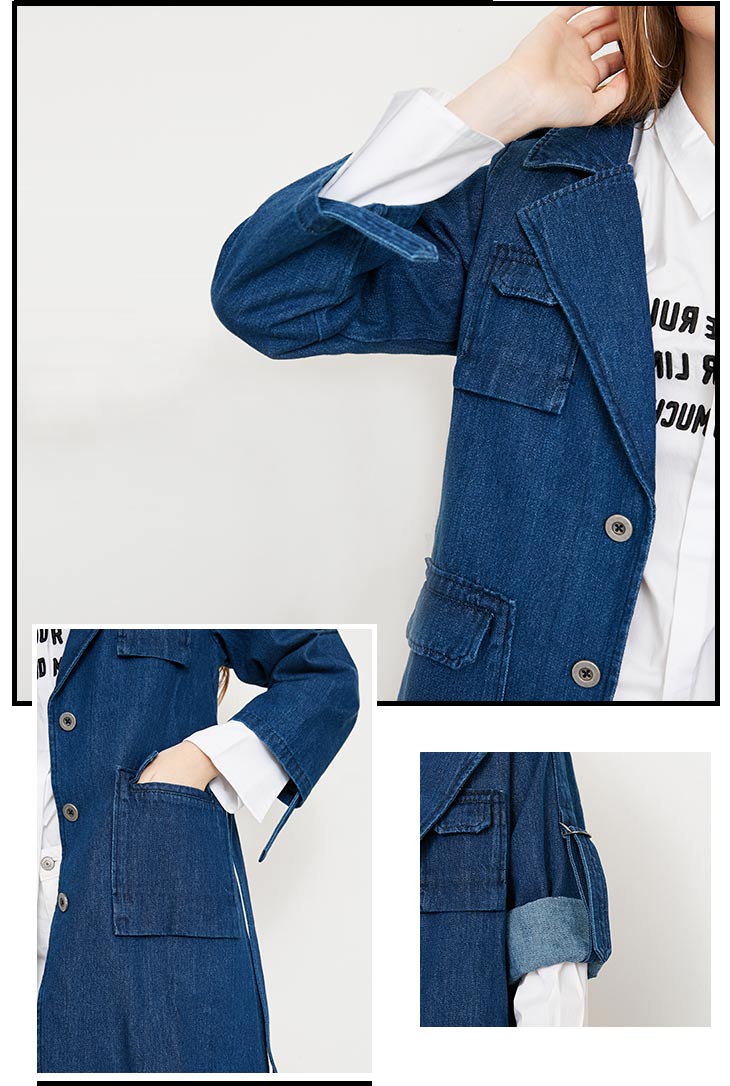 Trench pour femme VERO MODA en Coton - Ref 3225770 Image 39