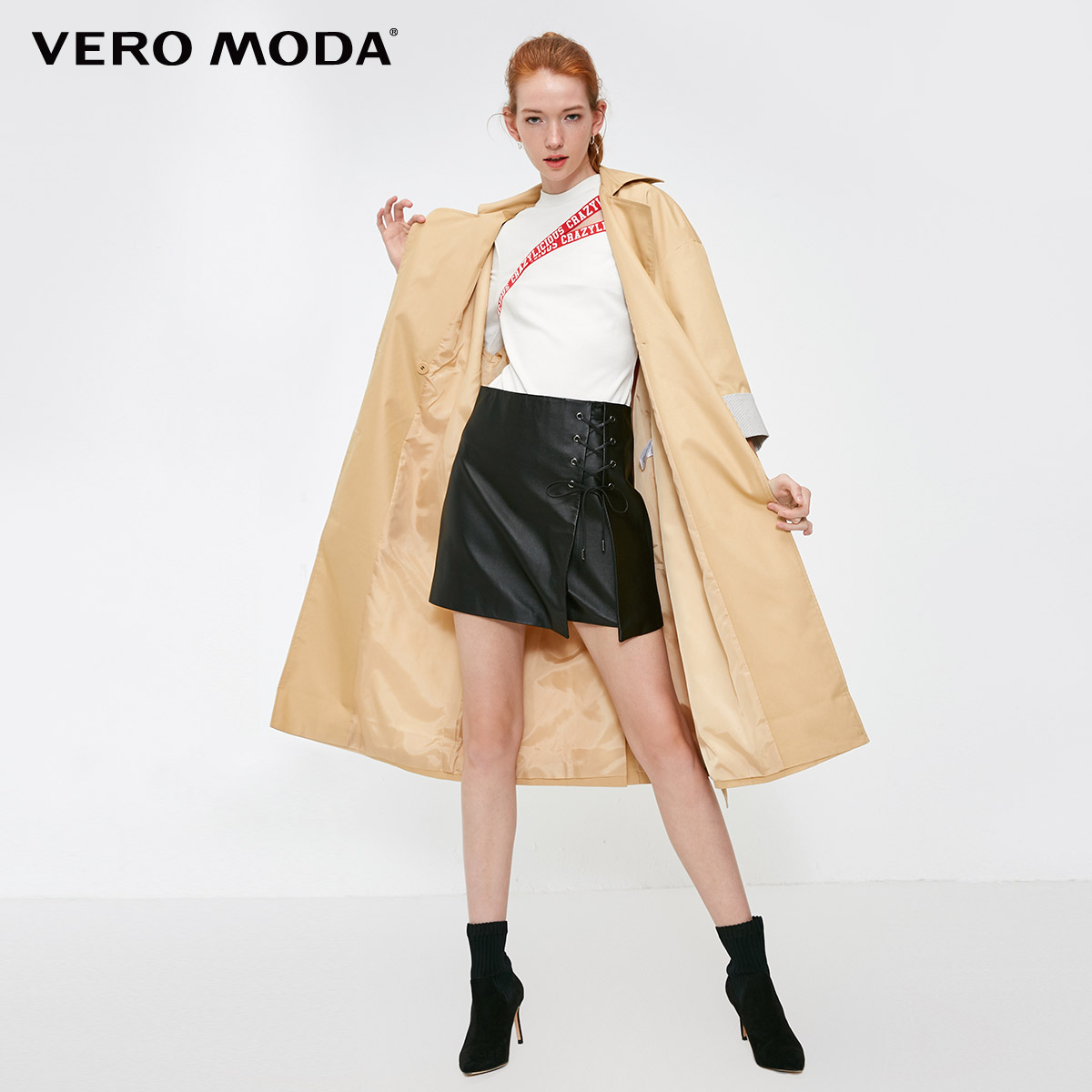 Trench pour femme VERO MODA en Coton - Ref 3226241 Image 2