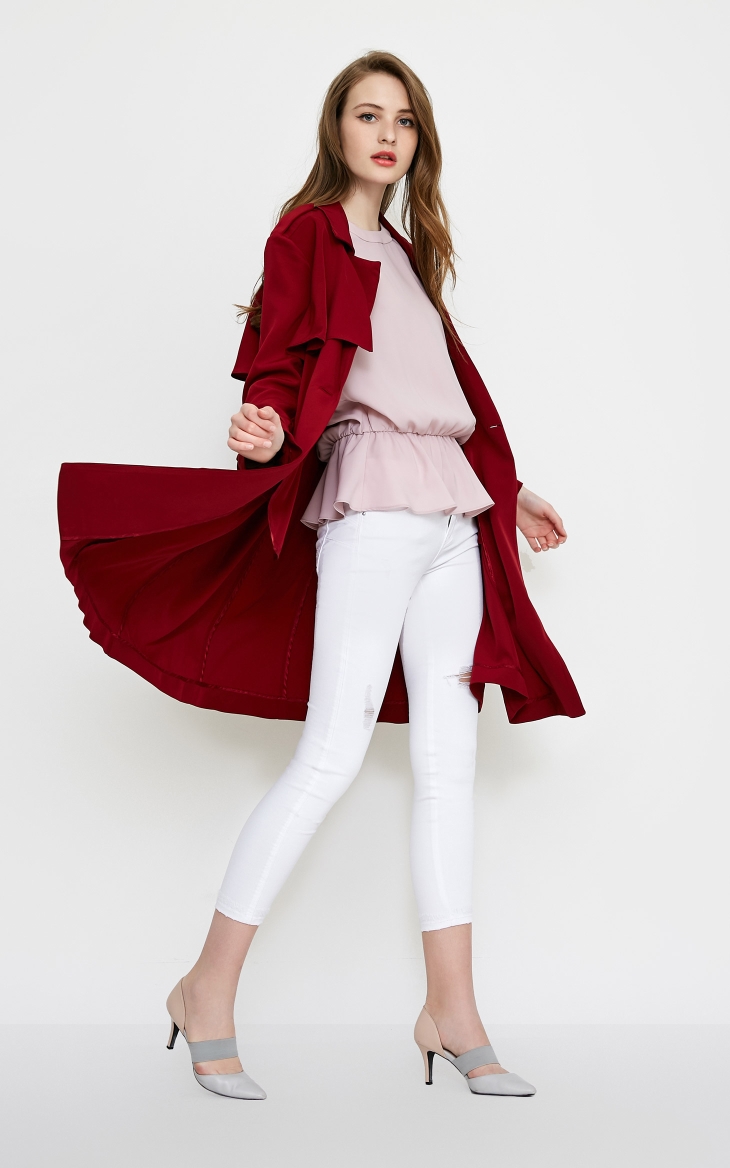 Trench pour femme VERO MODA en Polyester - Ref 3228167 Image 37