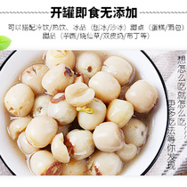 Ready-to-eat Sugar Water Lotus Seed Canned Lotus Seed Sweet Milk Tea Shop Raw Material Commercial Grain Cans No Add 900g