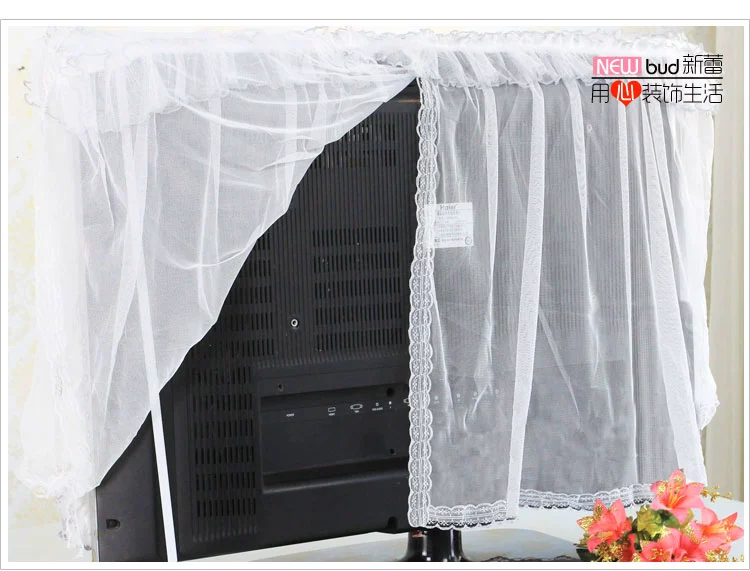 Vải thêu máy tính Ren Skyworth TV Cover Bụi bụi Máy treo TV LCD Cover Cover