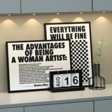 Простая декоративная роспись для прихожей, украшения, высококачественное мягкое украшение для гостиной, ТВ-буфет, настольный фон, украшение на стену