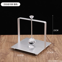 Квадратные серебряные салфетки