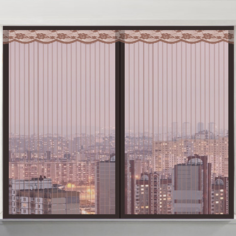 Anti-Mosquito Screen Mesh for Home Use, Self-Adhesive Window Screen Door Curtain with Magic Tape, Magnetic Curtain, Self-Installable, Removable, No Drilling Required
