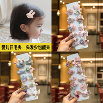 Childrens cute cartoon hairclip headgear baby does not hurt hair baby hair clip baby hair clip baby fetal hair banger