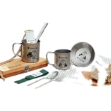 Снежный пик × Линия друзья Xuefeng Bear Bear Bear Kedo Union Titanium Cup Titanium Bowl Poor Poorpsticks