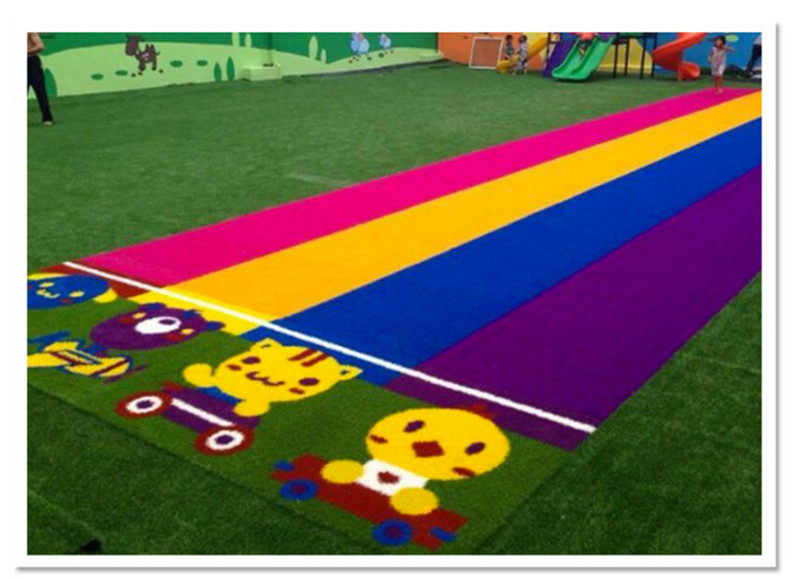 Children's outdoor courtyard Balcony Artificial artificial lawn Kindergarten playground Indoor and outdoor plastic fake turf carpet