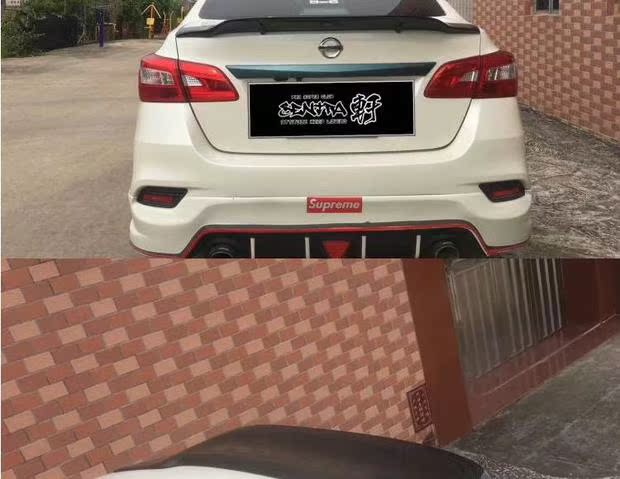 Đuôi Xuanyi 09121619 mới sylphy R cánh sau nén ngang đuôi sửa đổi cánh sau đặc biệt - Sopida trên đuôi cá xe hơi
