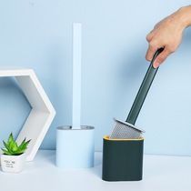 Silicone with lid toilet brush toilet artifact soft toilet clip long brush no dead corner home a few meters