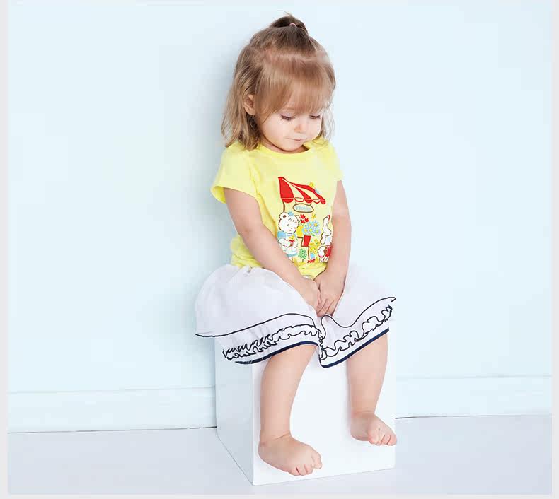 Jupe fillette en polyester - Ref 2052807 Image 13