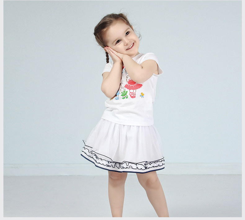 Jupe fillette en polyester - Ref 2052807 Image 14