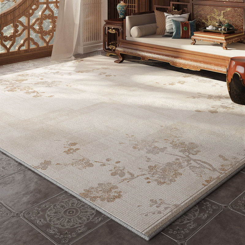 Carpet for Living Room 2026 New Model New Chinese Style Song Aesthetic Waterproof Washable Wipeable Zen Tea Room Coffee Table Floor Mat Carpet for Living Room 2026 New Model New Chinese Style Song Aesthetic Waterproof Washable Wipeable Zen Tea Room Coffee Table Floor Mat