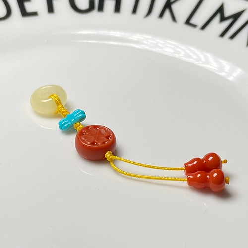 Природная руда, бирюзовые оригинальные бусины, счеты для обучения математике, подвеска, мобильный телефон, резной аксессуар, DIY