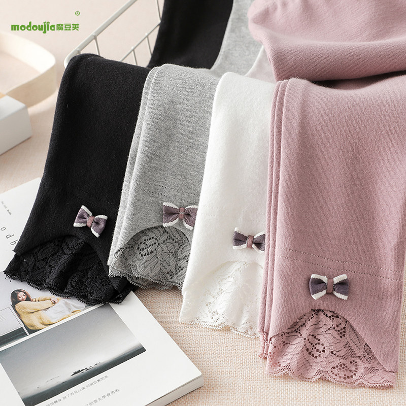Spring new lace girl inside lap pants spring and autumn outside wearing thin children's baby girl pants spring style children's clothes