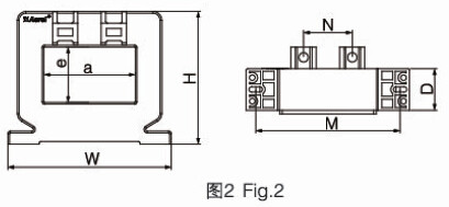 安科瑞AHKC-EKBA直流霍尔电流传感器4-20mA输出