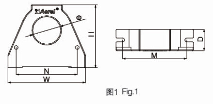 安科瑞AHKC-EKBA直流霍尔电流传感器4-20mA输出
