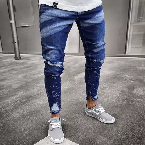 Мужчины Jogger Denim Jeans Jeans Jeans Jeans Jeans Cotton Linen Cargo