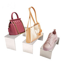 Stainless steel U-shaped shoe and bag display display rack bag display props shoe bag bracket clothing store mens and womens shoe support