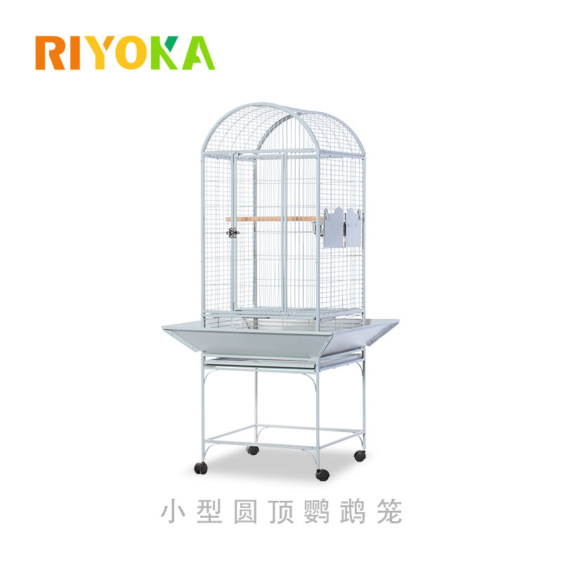 Ruiyou's home metal steel small dome parrot bird cage sand pattern breeding Keck myn brother breeding cage new products