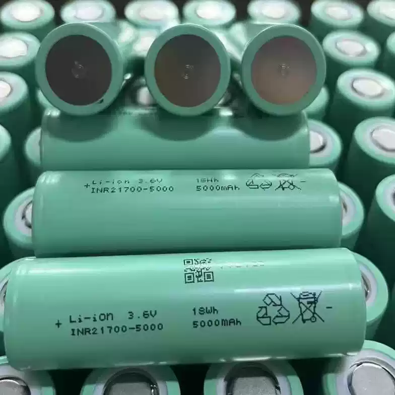 亿纬21700动力电池高容量5000mah全极耳锂电池25c放电ZX品牌动力电池