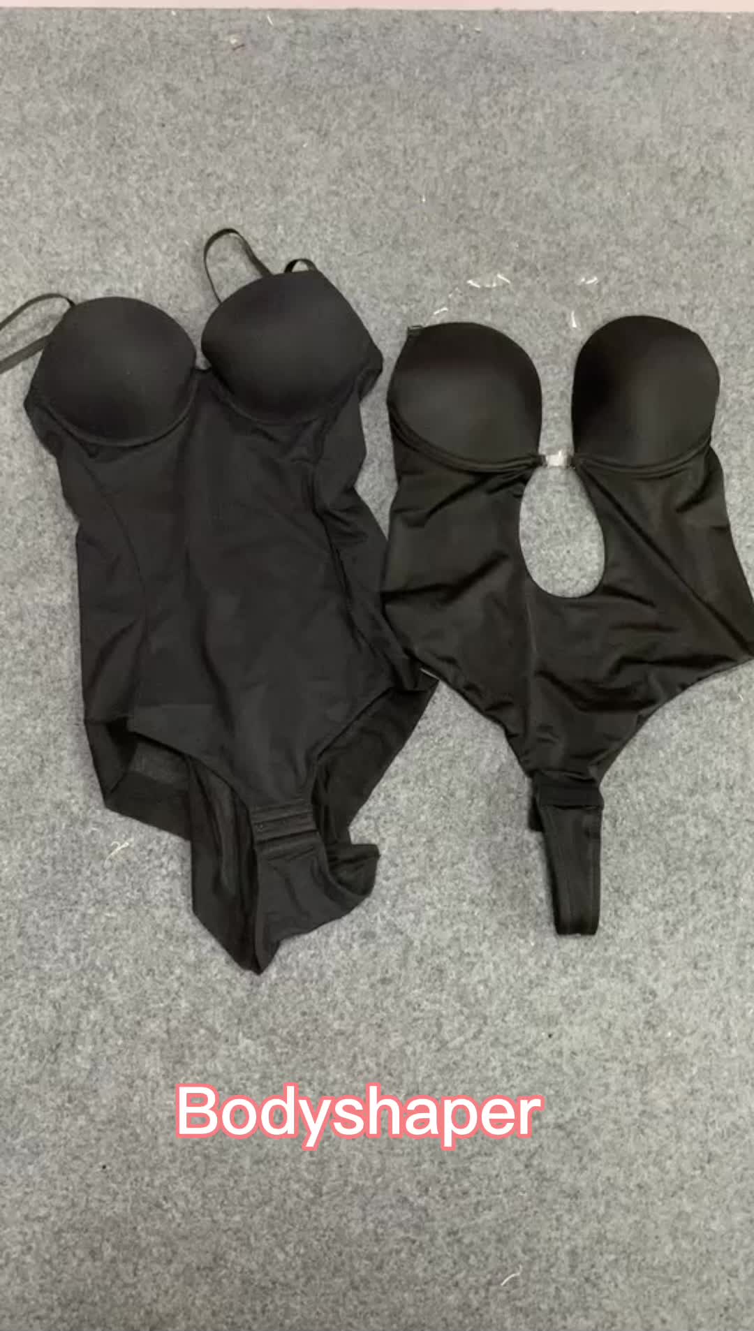 Waist Trainer Bodysuit Slim Full Body Shapewear Seamless Round Neck