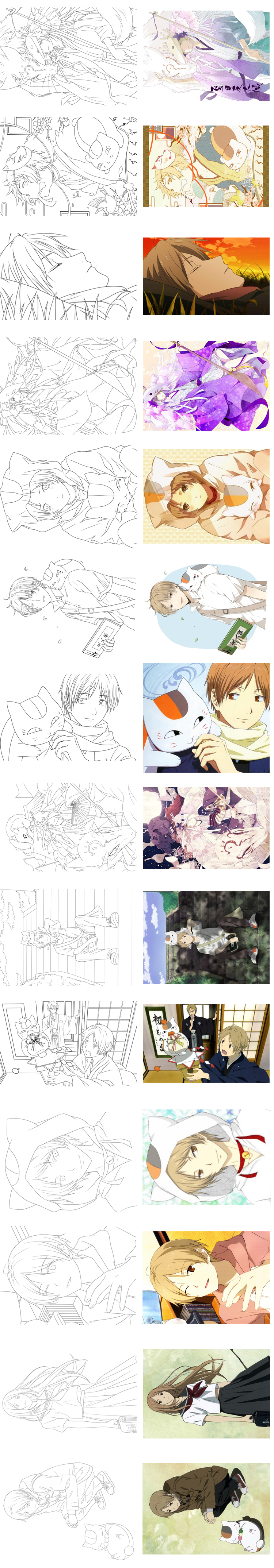 Yếu tố thứ hai của album vẽ dòng anime Linyi bộ sưu tập tranh vẽ tay màu này Xia Miao bạn bè tài khoản sinh viên quanh chỗ - Carton / Hoạt hình liên quan hình dán sticker cute
