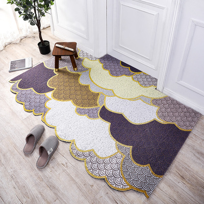 地毯地垫家用门垫进门pvc轻奢大门口入户门厅定制可裁剪丝圈脚垫